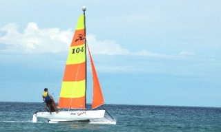 Navigation en catamaran a Cannes